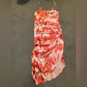 Pink tye dye split thigh💓